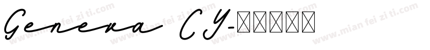 Geneva CY字体转换